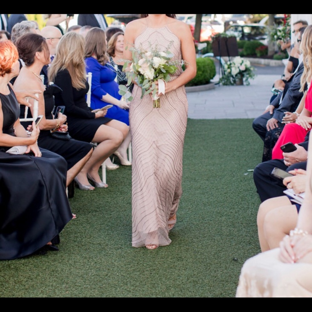 Adrianna Papell beaded gown